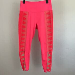 FP Movement - Free People High-Rise 7/8 Riptide Legging - Neon Coral - Large